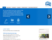 Tablet Screenshot of coolroofs.org